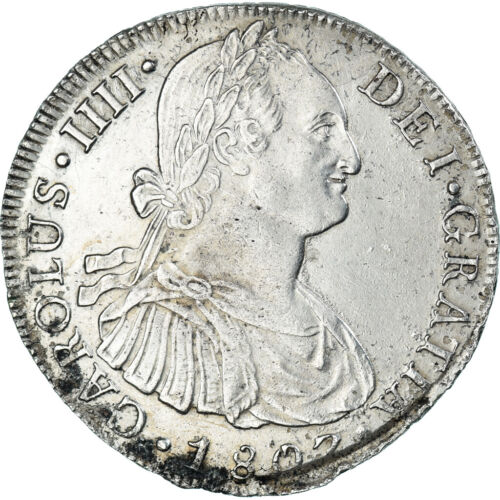 [#1066540] Moneda, España, Charles IV, 8 Reales, 1807, Lima, JP, MBC+, Plata, KM - Imagen 1 de 2