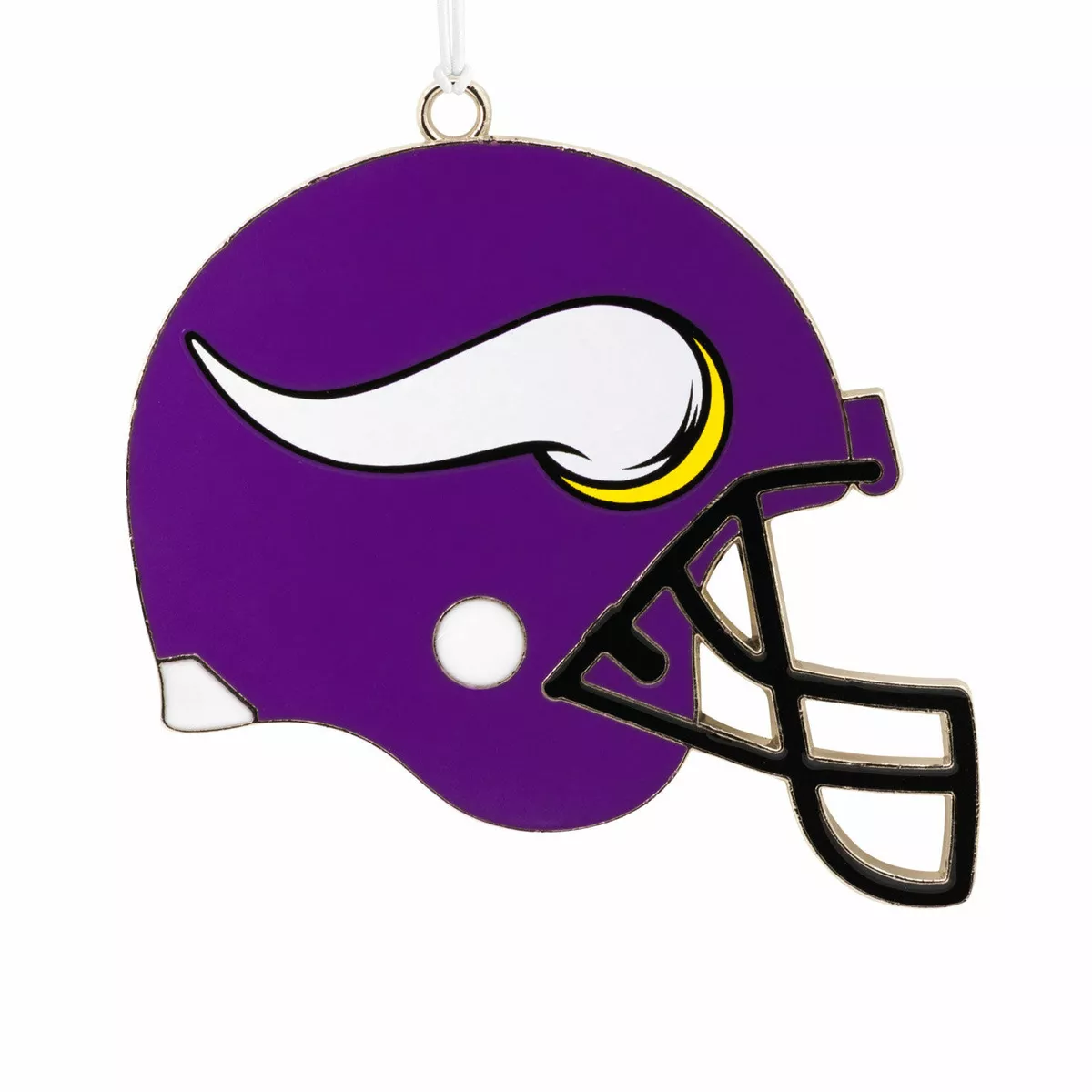 NFL Minnesota Vikings Football Helmet Metal Hallmark Ornament New