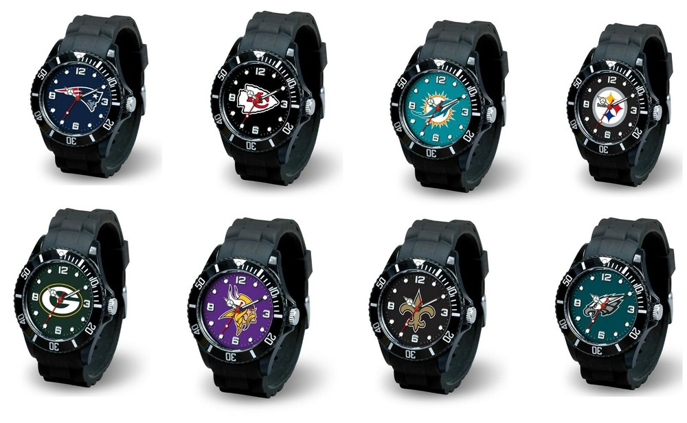 Men's Black watch NFL Football Team Spirit Watch - NFL - * Pick Your Team *