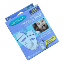 Brand New Lansinoh Breast Milk Storage Bags 50 Ct