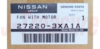 NISSAN NV350 CARAVAN E26 Genuine Blower Motor & Fan Assy 27220
