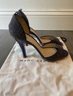 Marc Jacobs High Heels 8M D’orsay Blue Peep Toe Dress Shoes Holiday Party — photo 2
