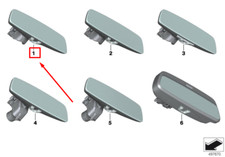 Retroviseur intérieur BMW X6