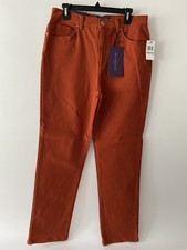 Gloria Vanderbilt Women Amanda Classic Tapered Mid-Rise Jean Amber Sunset Sz 12