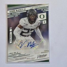 2022 Chronicles Prestige Xtra Points Signatures Verone McKinley III #PX-VMC (RC)