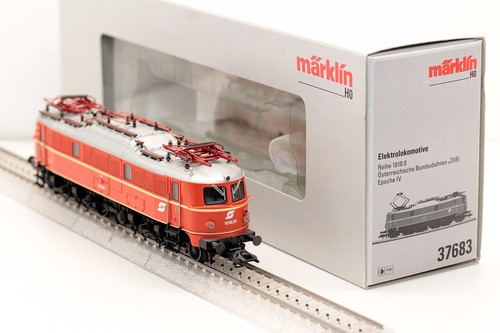 Märklin H0 37683 E-Lok 1018.03 in “Jaffa” Lackierung der ÖBB mfx Sound in OVP | Condition: Gebraucht