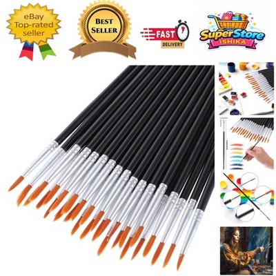 Komplettes 30-teiliges Pinselset: Perfekt für Details & breite Striche in der Malerei
