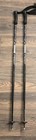 Scott S2 Series Ski Poles 46in 115cm Black Aluminum Mens Downhill Skiing Italy