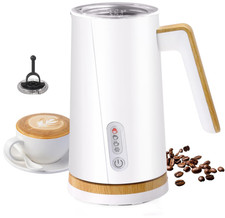 Bodum Bistro Electric Milk Frother 10oz Black - Automatic Hot/Cold Foam Maker