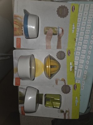 Chef'n Pickle + Preserve Quickstick Wedge And Spear Chopper Fits Widemouth Mason