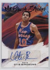 2020-21 Panini Court Kings Brush Strokes Sapphire /25 Otis Birdsong Auto 14tz