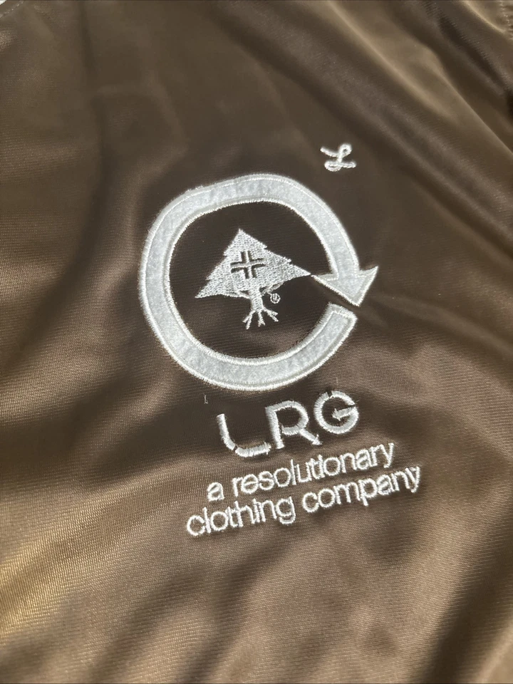 Vintage LRG Lifted Research Group  Track Jacket Mens 2XL Brown Embroidered - Image 3 of 4