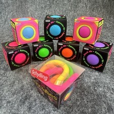 Schylling NEE DOH The Groovy Glob Stress Balls Assorted Colors Noodles Set Of 8