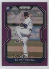 2021 Panini Prizm Purple Prizm Edwar Colina #51 05v0