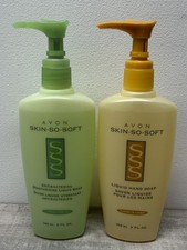 Avon Skin-So-Soft Liquid Soap Lot of 2: Citrus Fresh Antibacterial Light Lush