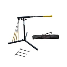 Baseball Swing Trainer with 4 Power Bands,Batting Swing Trainer for Baseball ...