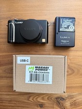 Panasonic LUMIX DMC-LX3 10.1MP Digital Camera with New Wasabi batteries, Charger