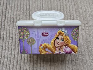 Huggies Empty Wipes Plastic Container Rapunzel