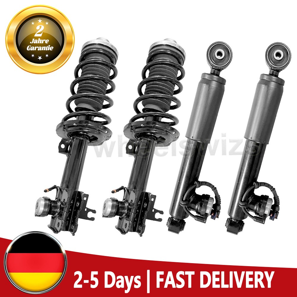 4x complete front rear left right shock absorber for Opel Zafira B CDC IDS