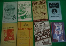 Vintage Magic Book Lot - 8 Titles- Christopher, Parrish and More