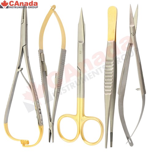 Basic Micro Surgery Instruments Surgical Scissors Castroviejo Needle Holder - 第 2/7 張圖片