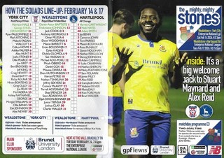 Wealdstone v York City & Hartlepool United. National League. 2025 2026