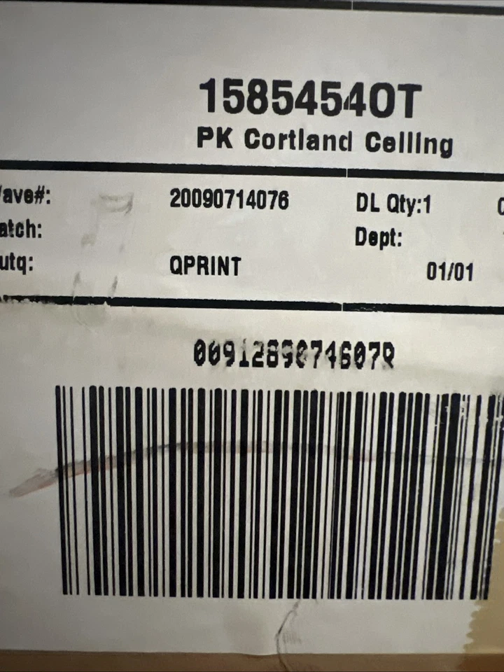 Pottery Barn Pendant Light Cortland Stainless Steel Contract Grade Industrial - Image 3 of 4