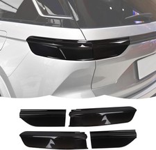Smoked Black Rear Tail Light Lamp Guard Cover Trim For Jeep Grand Cherokee 21-23 Smoked Black Rear Tail Light Lamp Guard Cover Trim For Jeep Grand Cherokee 21-23