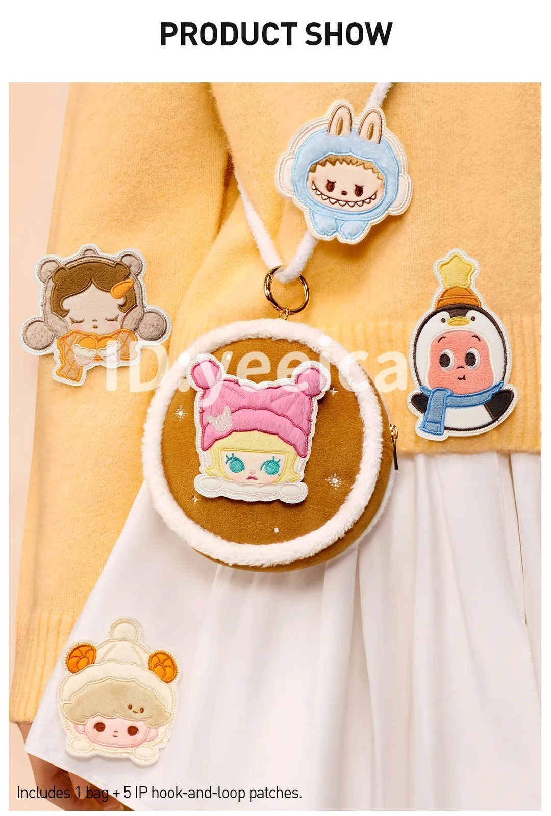 POP BEAN FLUFFY & COZY SERIES-CROSSBODY BAG HOT CUTE GIFT TOY