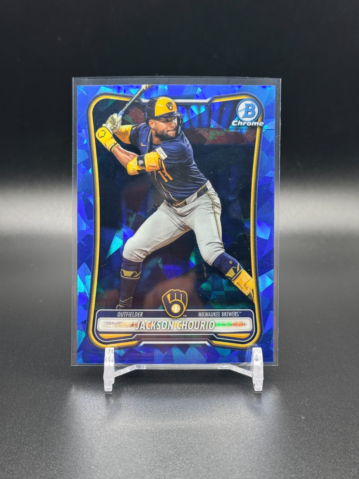 Jackson Chourio 2026 Bowman Chrome Sapphire Base