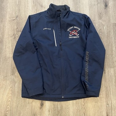 Stony Brook Seawolves NCAA Hockey Bauer Full Zip Jacket Size Men s Large