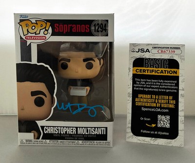 Michael Imperioli Signed Funko Pop Christopher Moltisanti Sopranos JSA COA