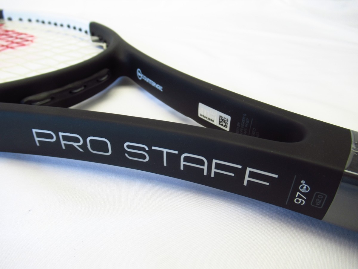 【限定品】Wilson Pro Staff 97 Countervail NOS WILSON PRO STAFF 97 COUNTERVAIL V12 TENNIS RACQUET (4 1
