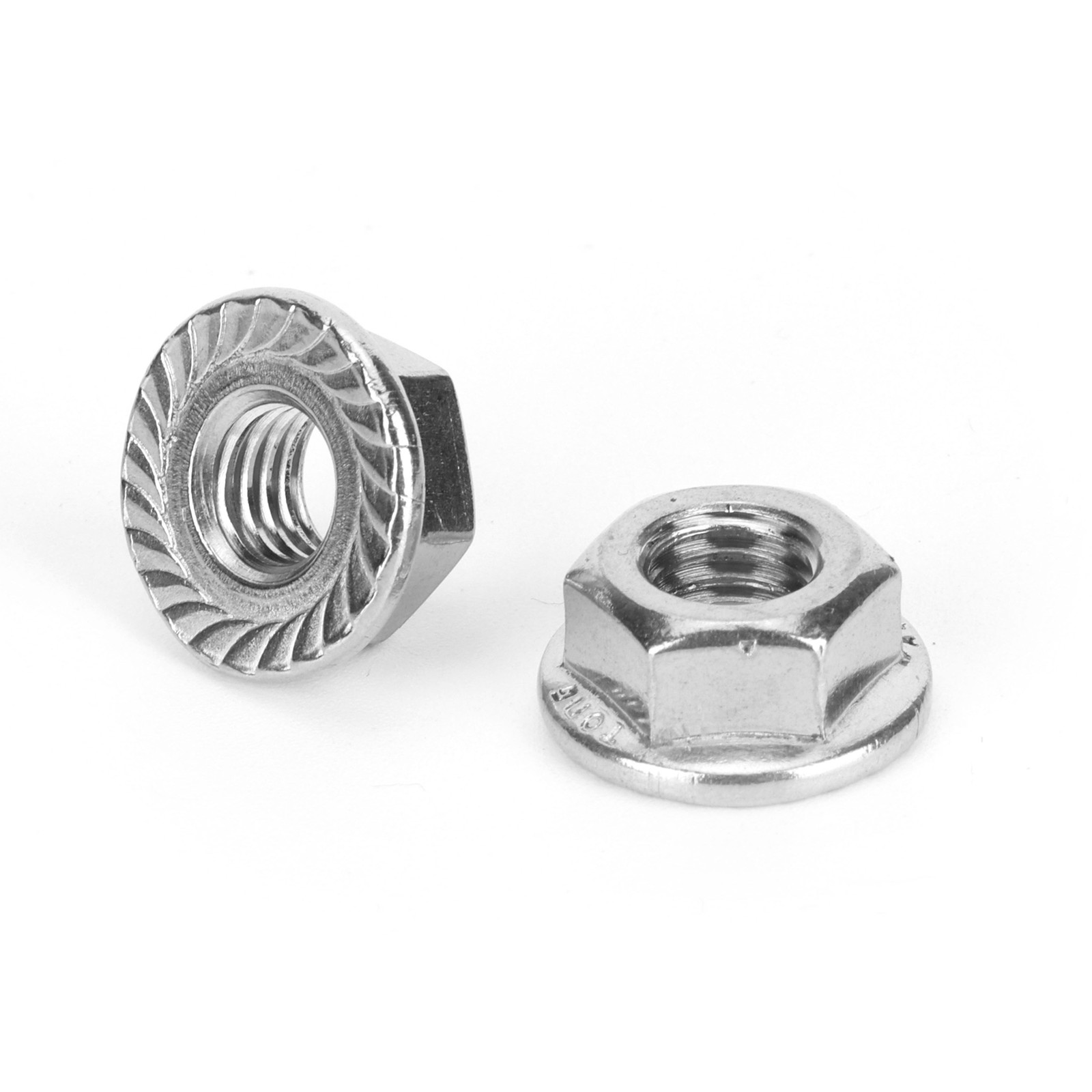 25Pcs Flange Nut Corrosion Resistant Stainless Steel Nuts Greenhouse Supplies Ac