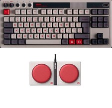 8Bitdo Retro Mechanical Keyboard, Bluetooth/2.4G/USB-C Hot Swappable Gaming Keyb