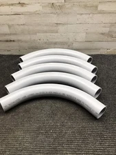NOS LOT OF 5 KRALOY 2" Schedule 40 PVC Conduit Elbow 90° Plain End