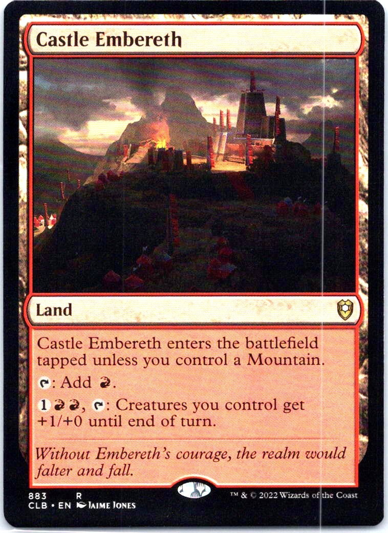 #883 Castle Embereth Commander Legends: Battle for Baldur's Gate Rare