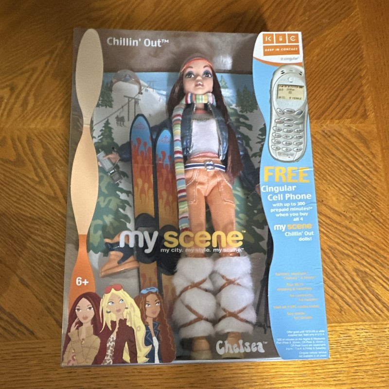 My Scene Chillin' Out Chelsea Fashion Doll w/ Outfit & Accessories 11.5in C1588