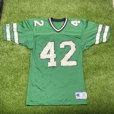 Ronnie Lott New York Jets Jersey Champion Mens 40 Green #42 NFL