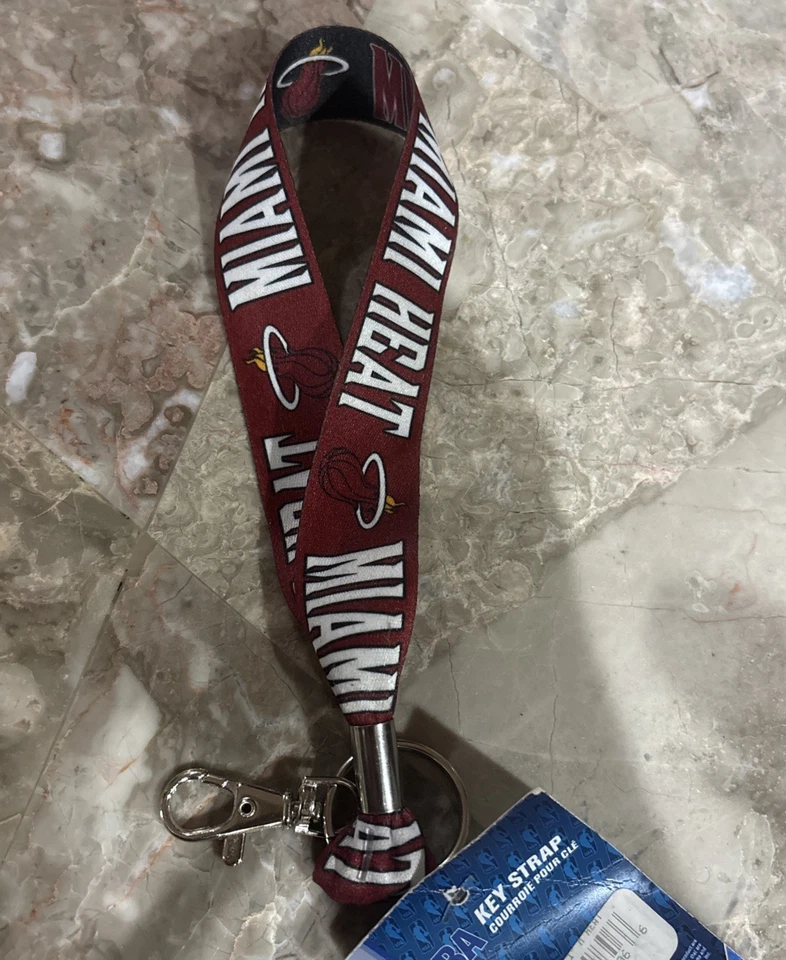 Miami Heat Wincraft NBA 1" Lanyard Key Strap BRAND NEW!! - Image 3 of 4