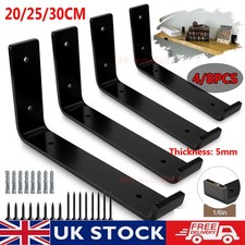 4/8 Shelf Brackets Scaffold Board Industrial Solid Steel Heavy Duty 20/25/30CM