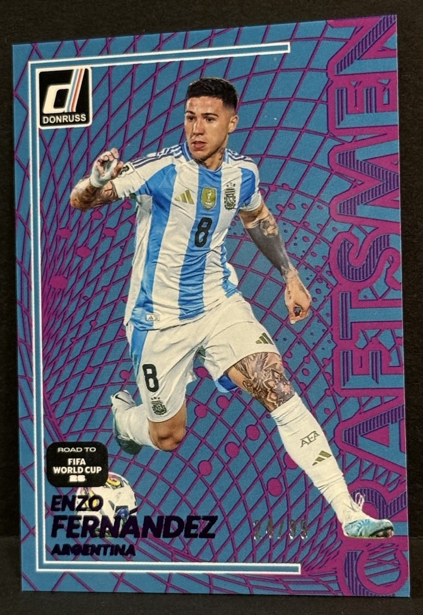 2025-26 Donruss Road To FIFA World Cup Enzo Fernandez Craftsmen