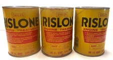 1977 NOS Quart Cans of Shaler Rislone Engine Treatment – LOT of 3 Cans
