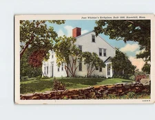 Postcard Poet Whittier's Birthplace Haverhill Massachusetts USA