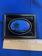 Antique Butterfly Wing Art San Diego International Exposition 1935 3"x4" DS02