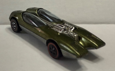 Hot Wheels Redline Splittin  Image 1969 USA Olive Spectraflame Original Vintage