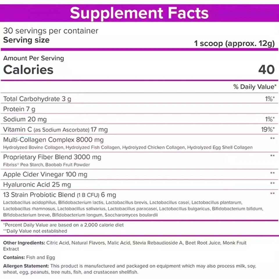 Skinny Fit Super Youth Collagen Peptides SkinnyFit Tropical Punch Flavor 2 Pack - Image 4 of 4