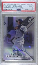 2019 Bowman Platinum Wal-Mart Top Prospects Ronaldo Hernandez PSA 9 Auto 8d2