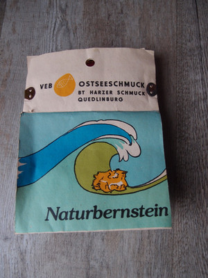 Naturbernstein DDR VEB Ostseeschmuck 100g ungeöffnet