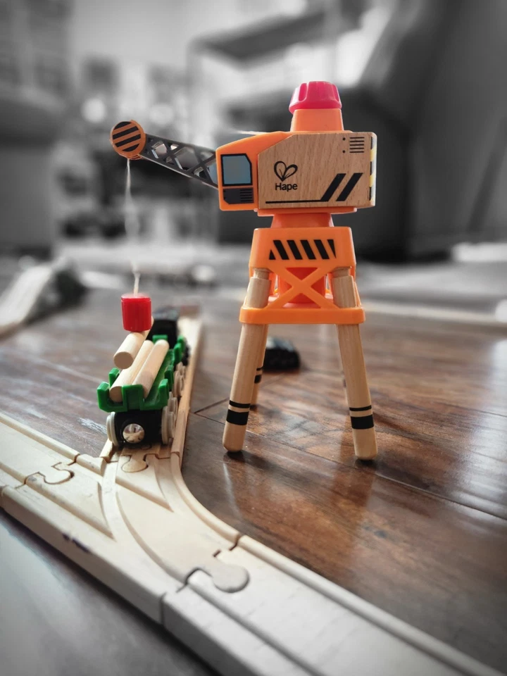 Juego de tren mixto de madera Brio & Harp Foto 2 de 4